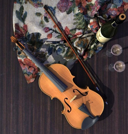 Violin music equipment - 3D models