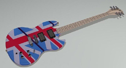 Music equipment - guitar 3D models
