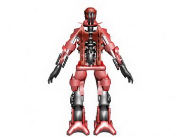 Red robot model