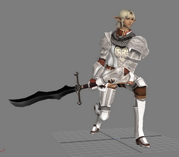 Korean Online Game Character: Lineage 2