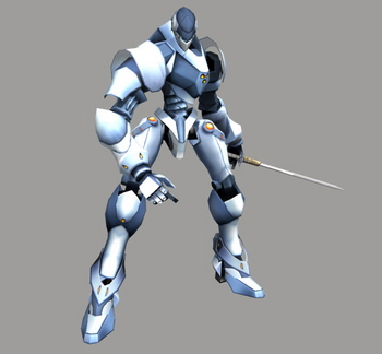 3D Game Character: Attackive Robot
