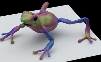 Color frogs, c4d formats