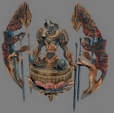 PC Game Character 3d Model: Chaos Role of Final Fantasy