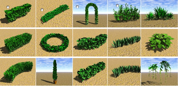 Garden Landscape 3DsMax Models Bush