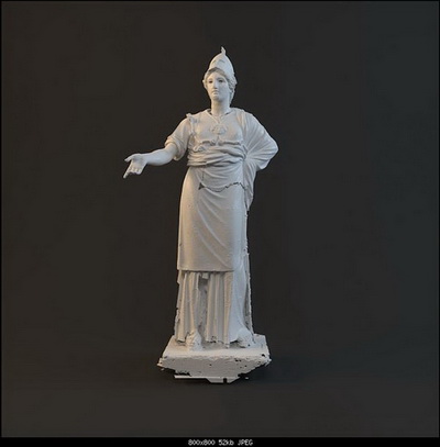 Model of the statue of characters-8