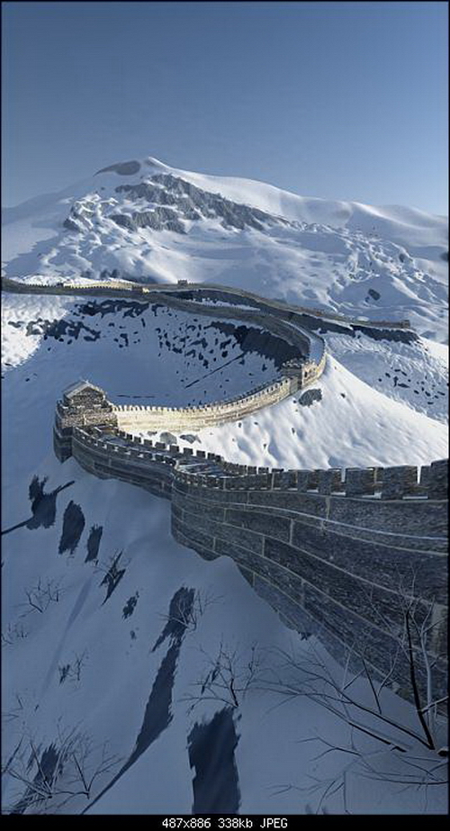 Magnificent Great Wall Snowscape