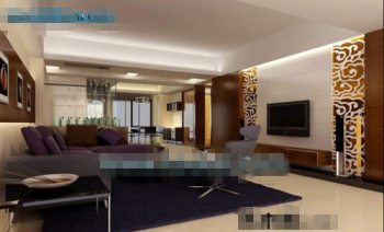 Commercial living room 3D Model