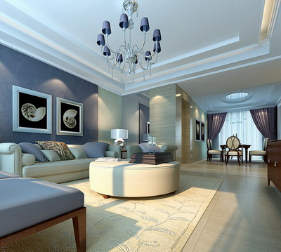 Simple living room model