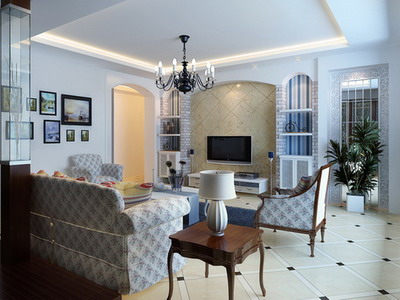 Modern Home Decor B: Mediterranean Living Room