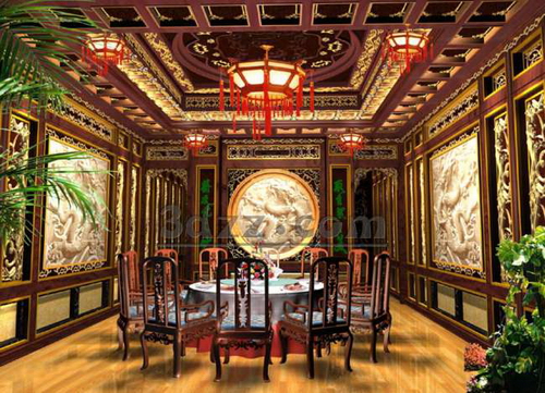 Chinese Traditional Style Restaurant: Separate Room