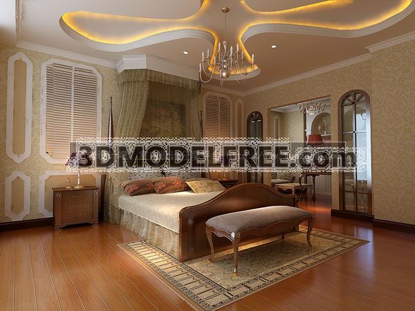 Modern Style Bedroom_ Americanism
