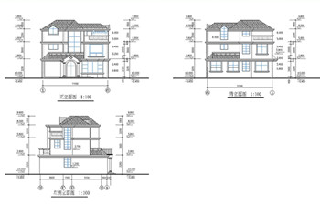 Modern style villa construction plans-2