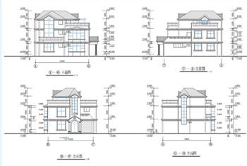 Modern style villa construction plans-1