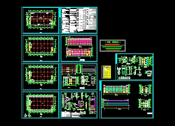 3-building plant set of working drawings