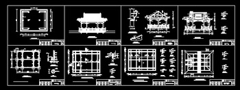 Chinese Room ancient architecture design drawings