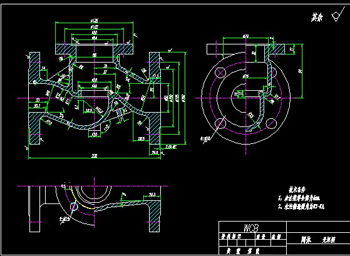 Valve body CAD drawings-3