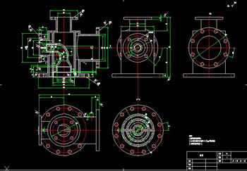 Four-pass shell welding CAD drawings-1