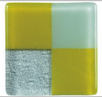 Green and gray squares portfolio glass bricks texture