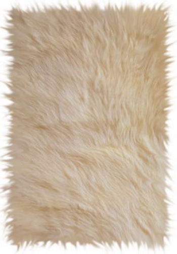 Animal fur texture yellow 3D
